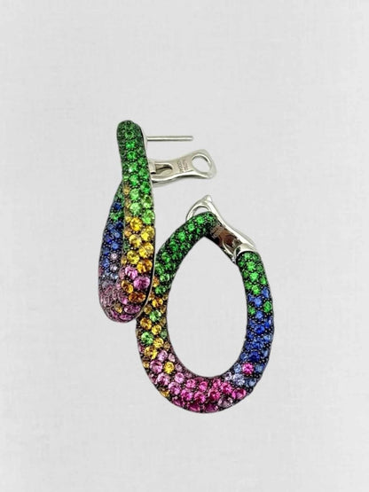 Pre - loved BOUCHERON Chameleon Hoop Earrings at Reems Closet