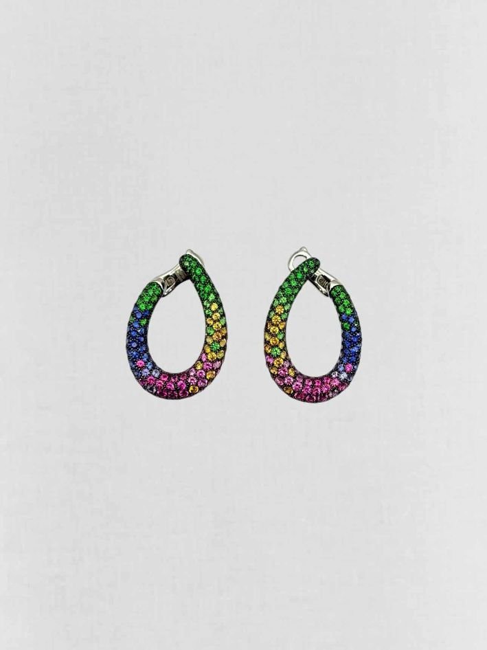 Pre - loved BOUCHERON Chameleon Hoop Earrings at Reems Closet