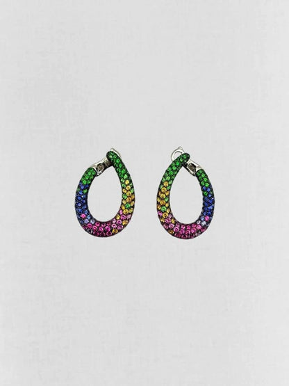 Pre - loved BOUCHERON Chameleon Hoop Earrings at Reems Closet