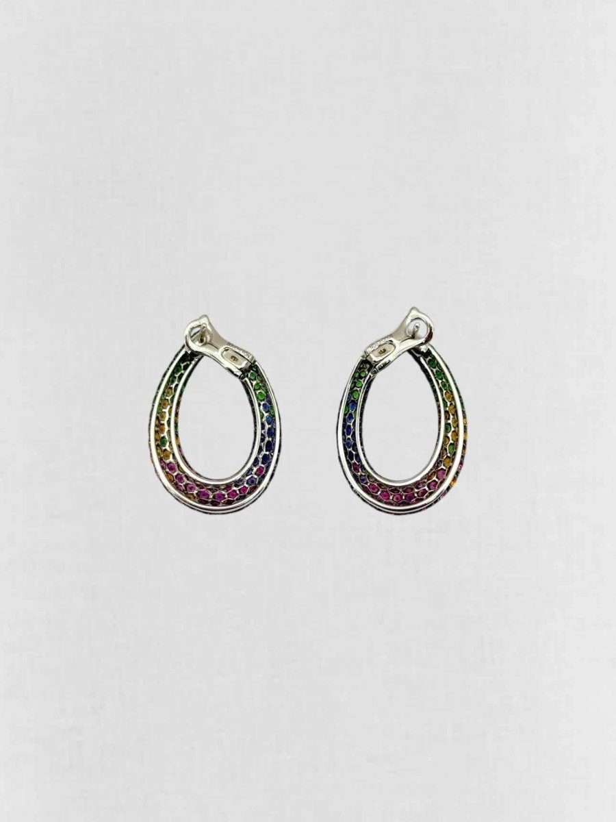 Pre - loved BOUCHERON Chameleon Hoop Earrings at Reems Closet