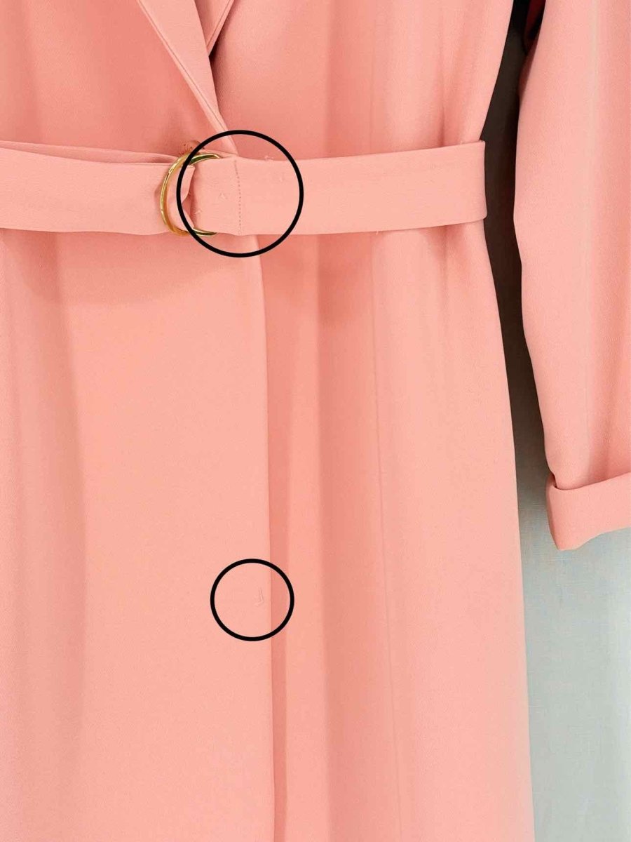 Pre - loved BOUTIQUE MOSCHINO Peach Size US 10 Coat at Reems Closet