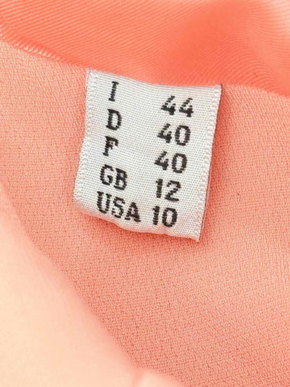 Pre - loved BOUTIQUE MOSCHINO Peach Size US 10 Coat at Reems Closet