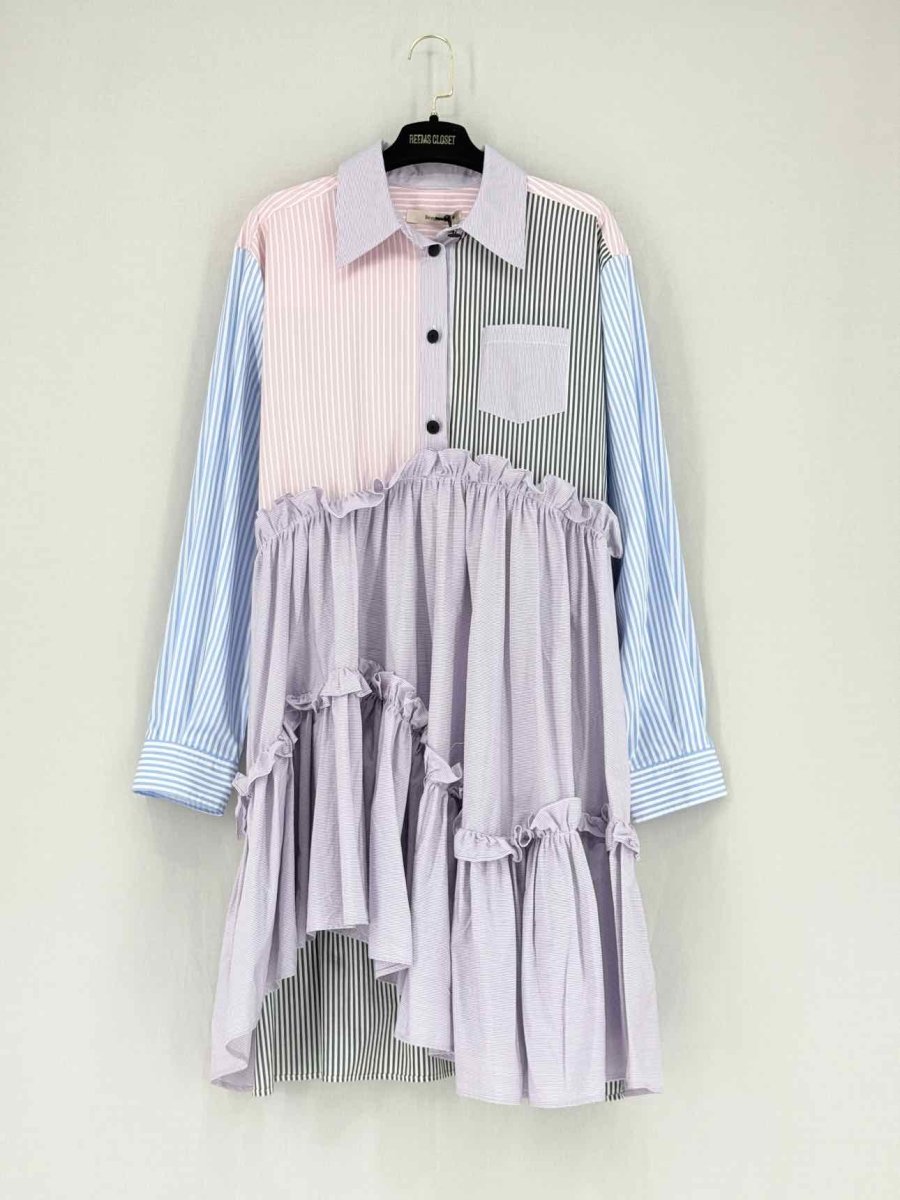 Pre - loved BROGGER Hanne Pink Multicolor Size Small Short Dress at Reems Closet