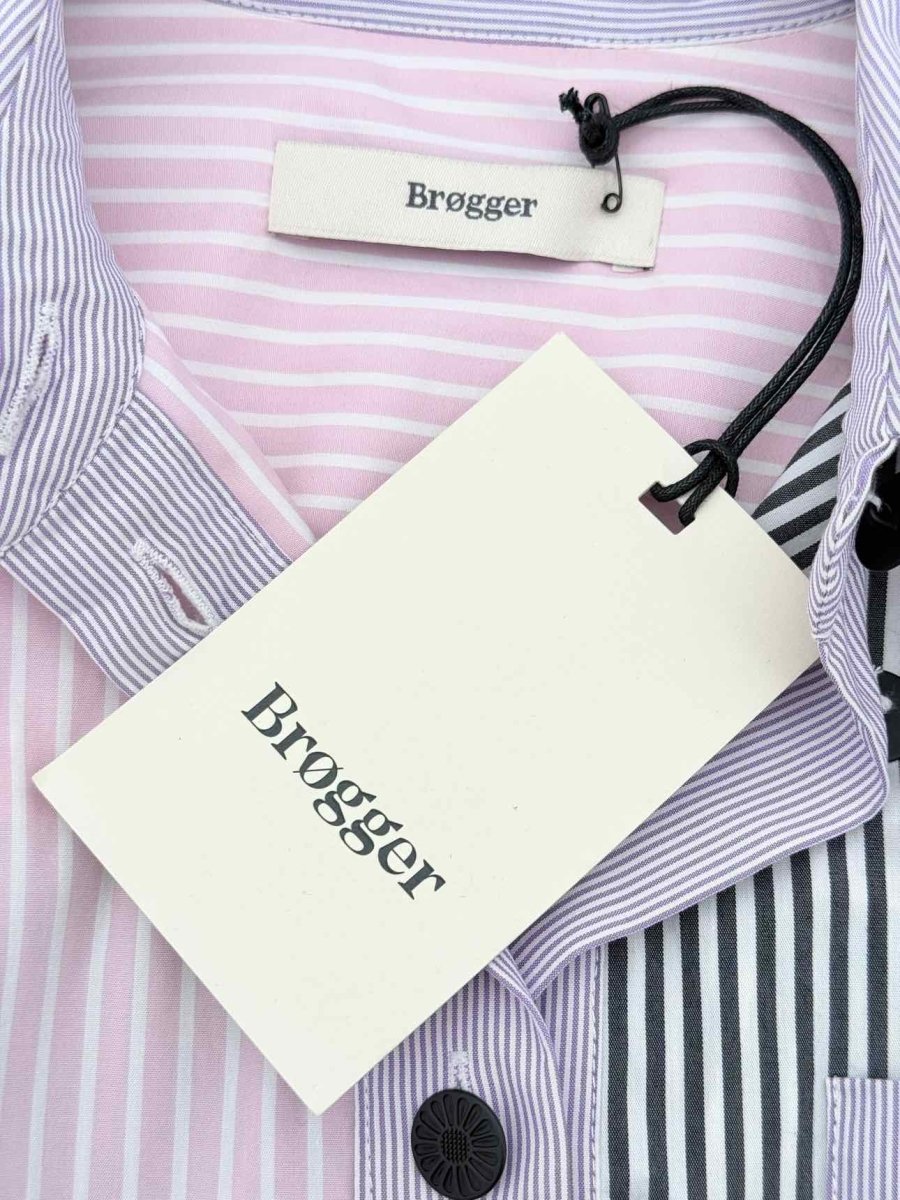 Pre - loved BROGGER Hanne Pink Multicolor Size Small Short Dress at Reems Closet