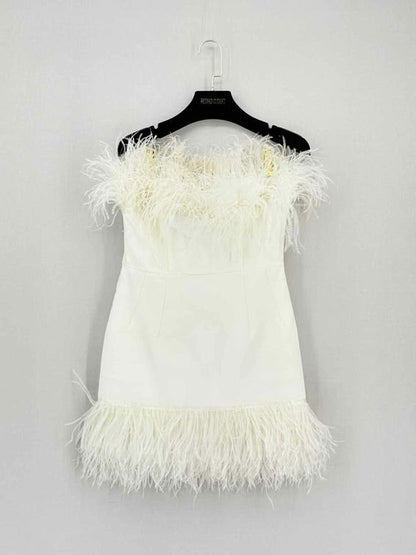 Pre-loved BRONX & BANCO Lola White Size Small Short Dress at Reems Closet