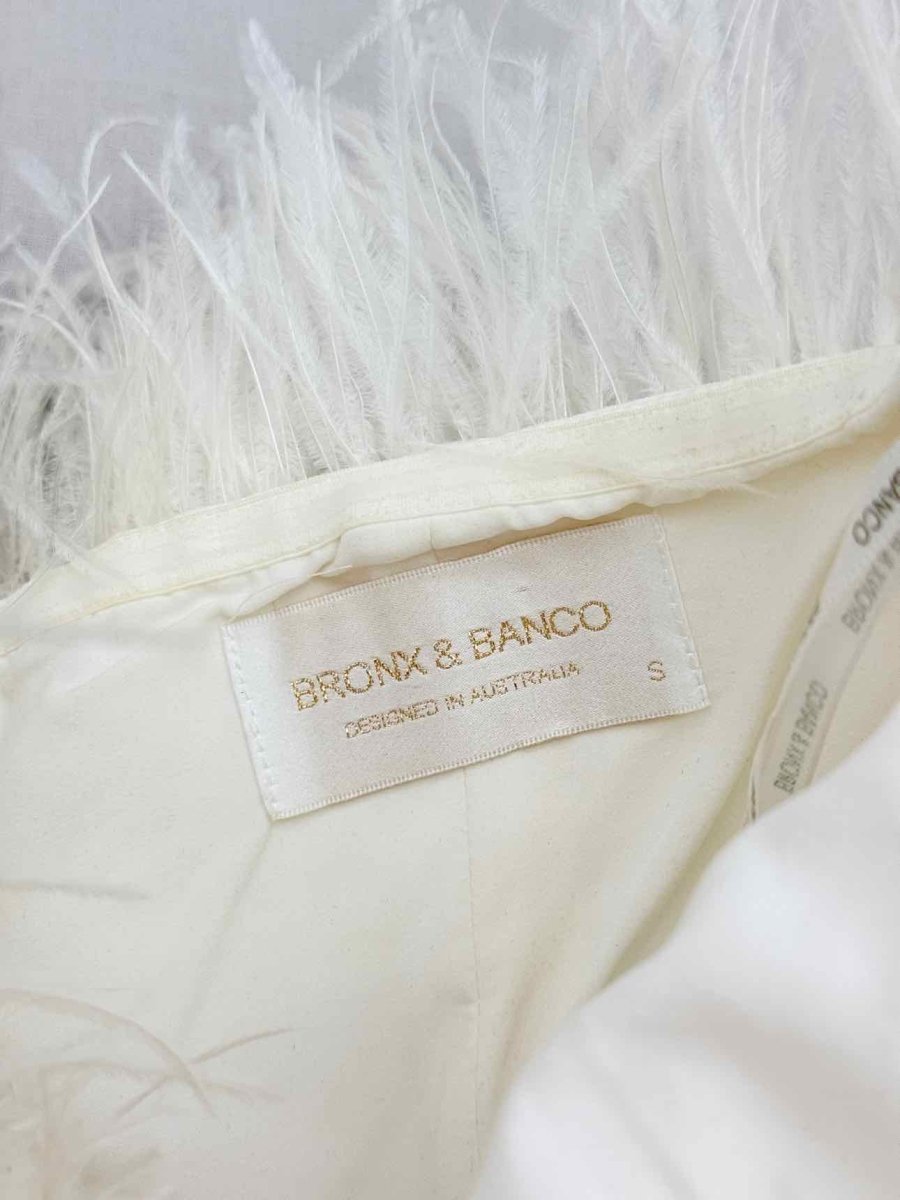 Pre-loved BRONX & BANCO Lola White Size Small Short Dress at Reems Closet
