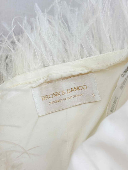 Pre-loved BRONX & BANCO Lola White Size Small Short Dress at Reems Closet