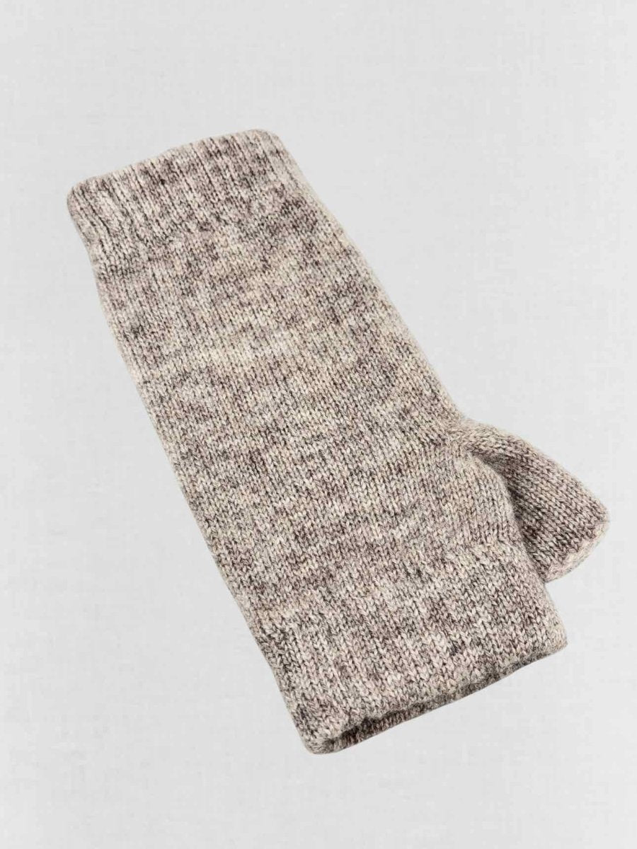Pre - loved BRORA Grey Knit Gloves at Reems Closet