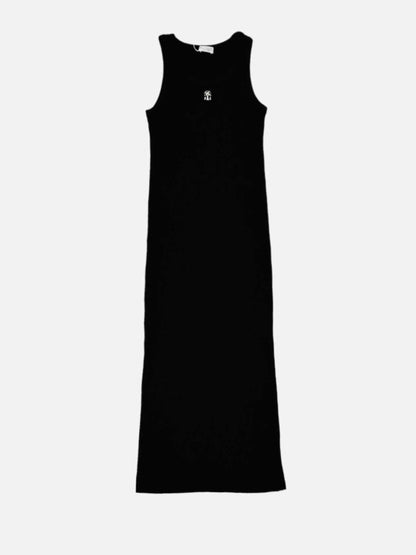 Pre - loved BRUNELLO CUCINELLI Black Ribbed Dress at Reems Closet