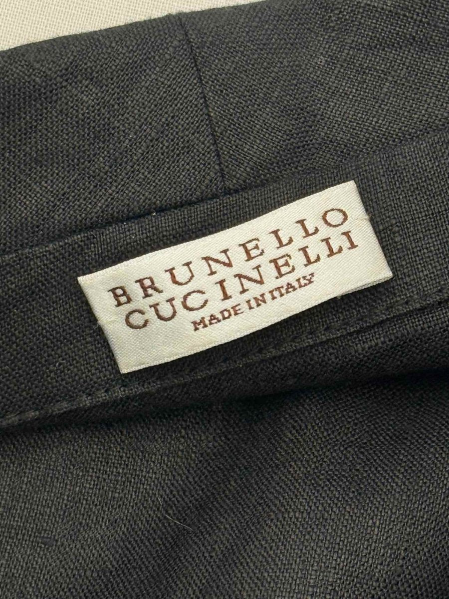 Pre - loved BRUNELLO CUCINELLI Black Size Medium Robe at Reems Closet