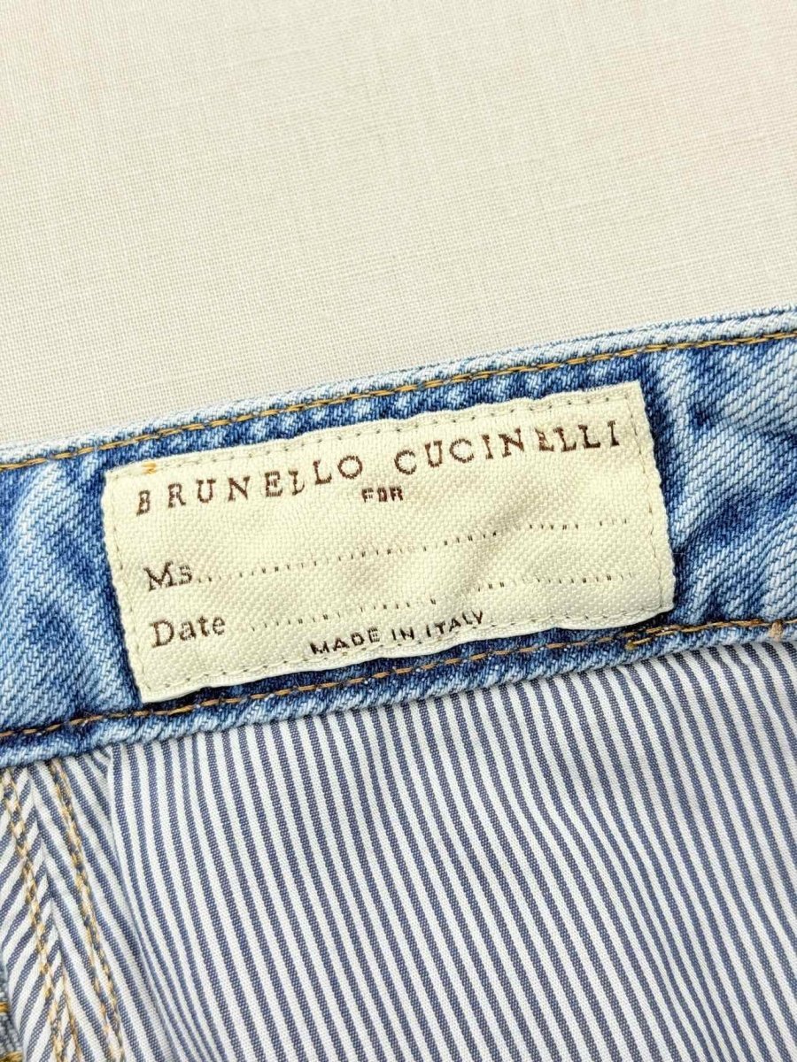 Pre - loved BRUNELLO CUCINELLI Blue Size Small Jeans at Reems Closet
