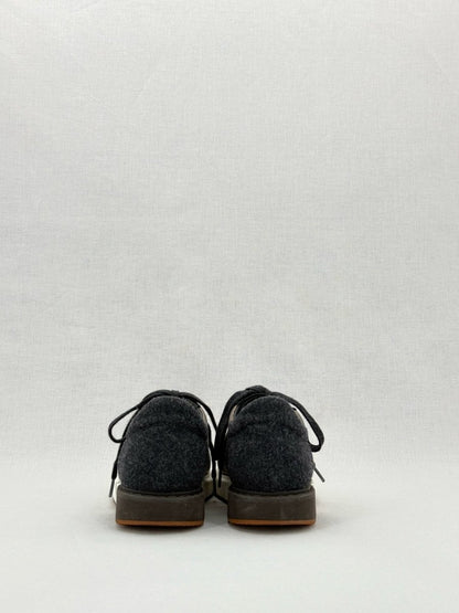 Pre - loved BRUNELLO CUCINELLI Bronze & Black Size EU 38.5 Sneakers at Reems Closet