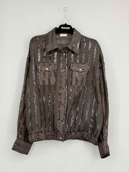 Pre - loved BRUNELLO CUCINELLI Brown Size Medium Outfit Set at Reems Closet