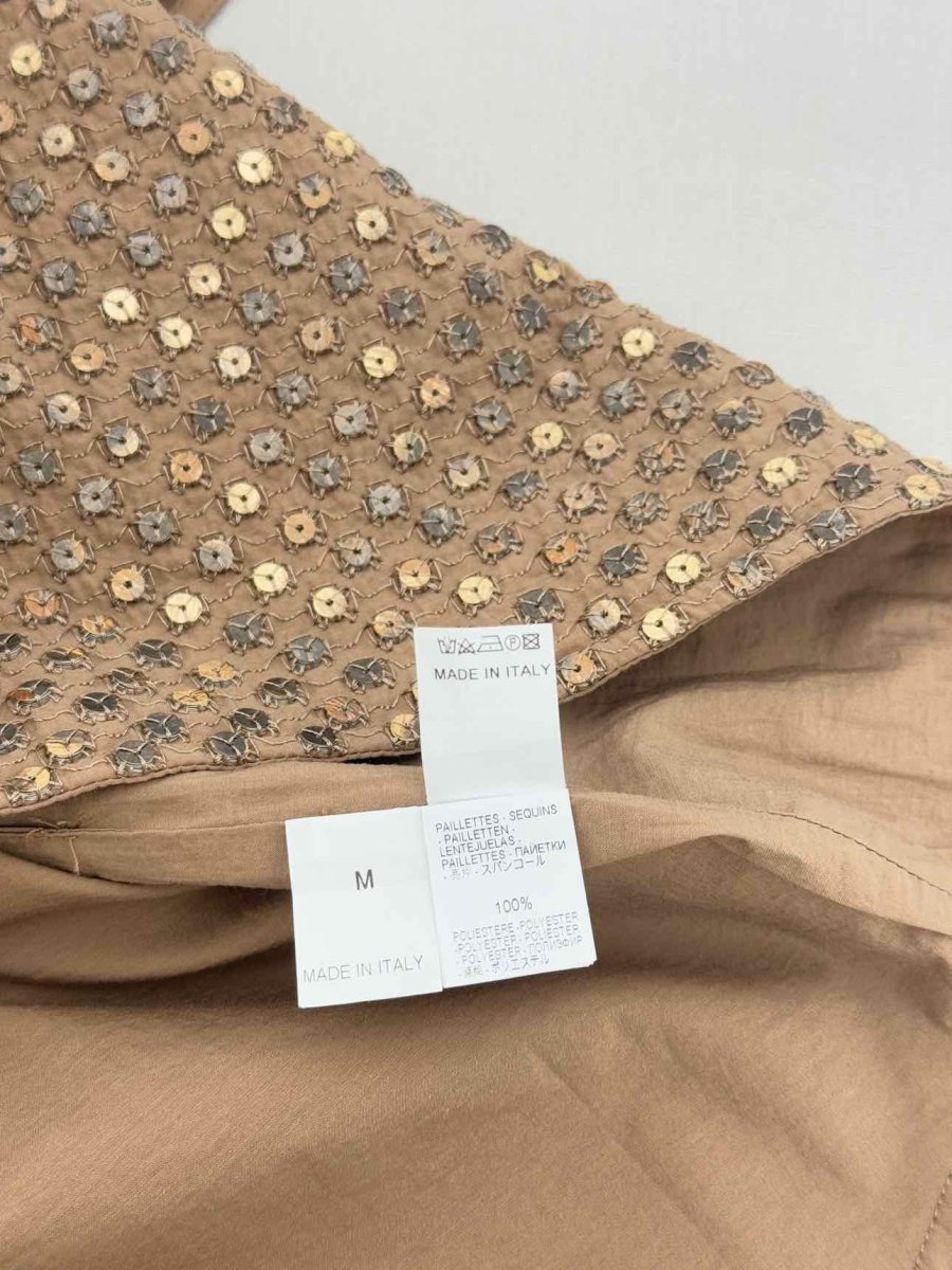 Pre - loved BRUNELLO CUCINELLI Brown Size Medium Top at Reems Closet