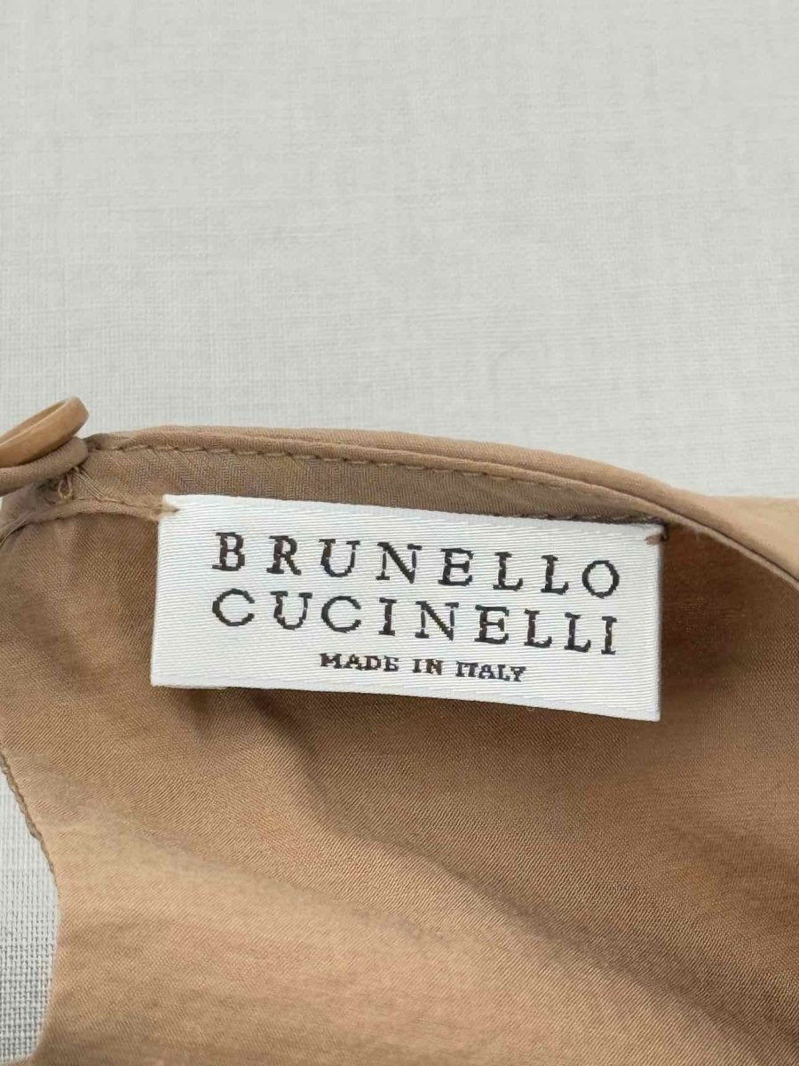 Pre - loved BRUNELLO CUCINELLI Brown Size Medium Top at Reems Closet