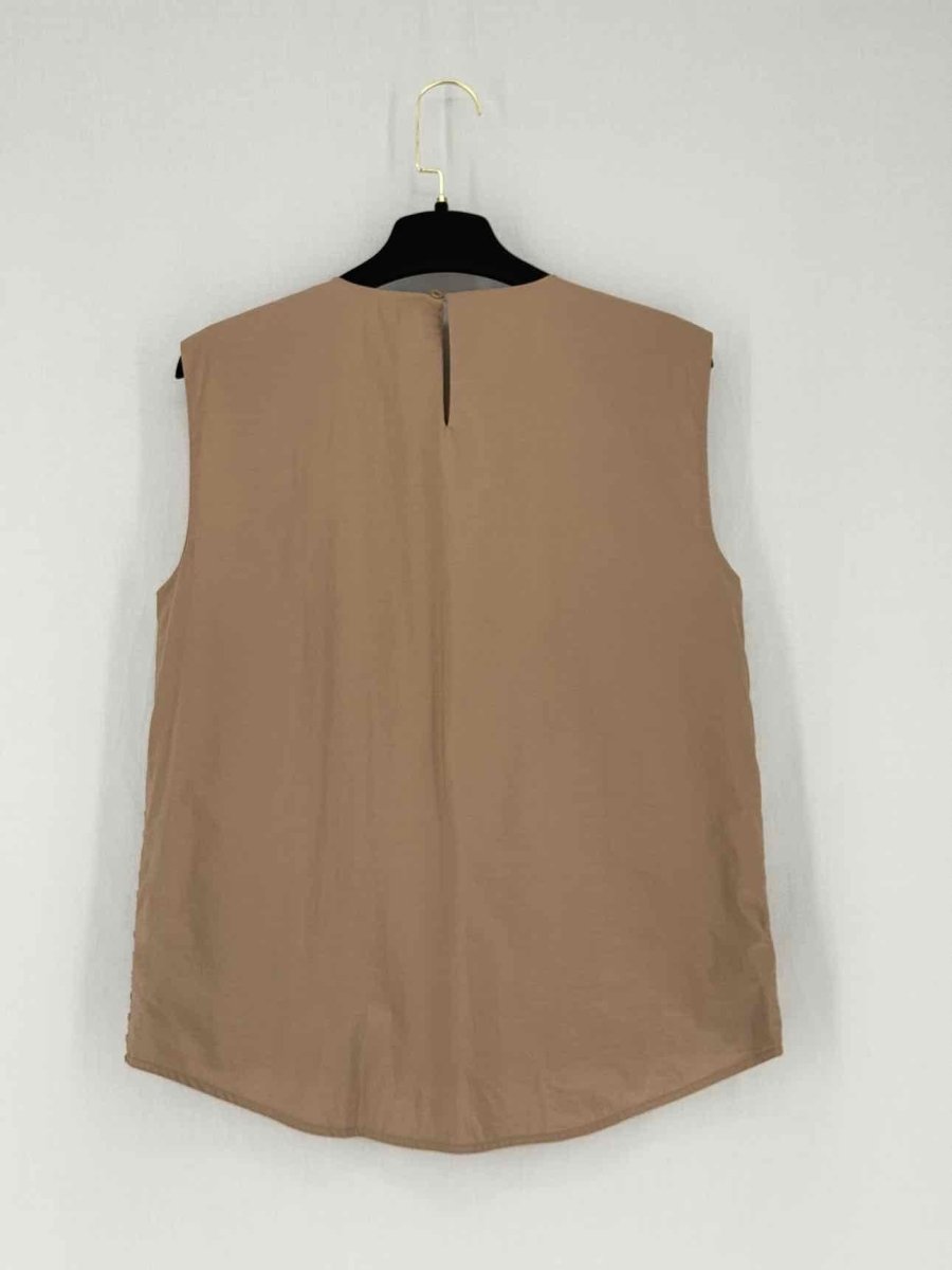 Pre - loved BRUNELLO CUCINELLI Brown Size Medium Top at Reems Closet