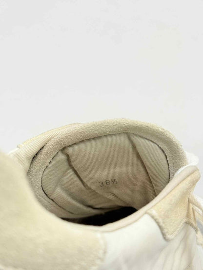 Pre-loved BRUNELLO CUCINELLI Cream & Grey Size EU 38.5 Sneakers at Reems Closet