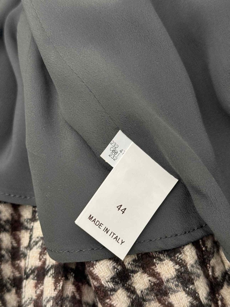 Pre-loved BRUNELLO CUCINELLI Cream Multicolor Size US 8 Jacket at Reems Closet