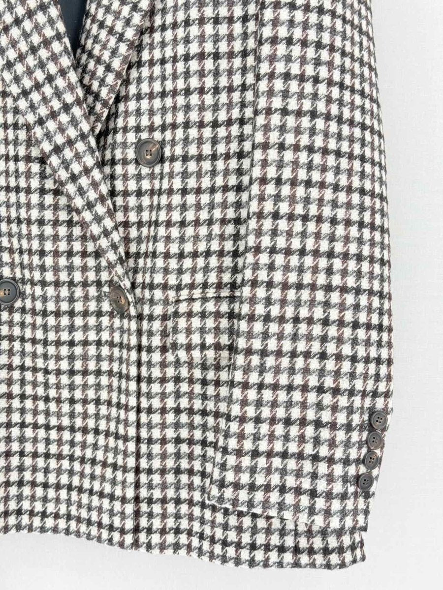 Pre-loved BRUNELLO CUCINELLI Cream Multicolor Size US 8 Jacket at Reems Closet