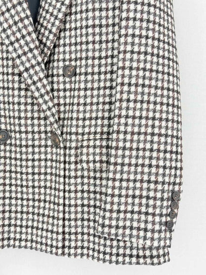 Pre-loved BRUNELLO CUCINELLI Cream Multicolor Size US 8 Jacket at Reems Closet