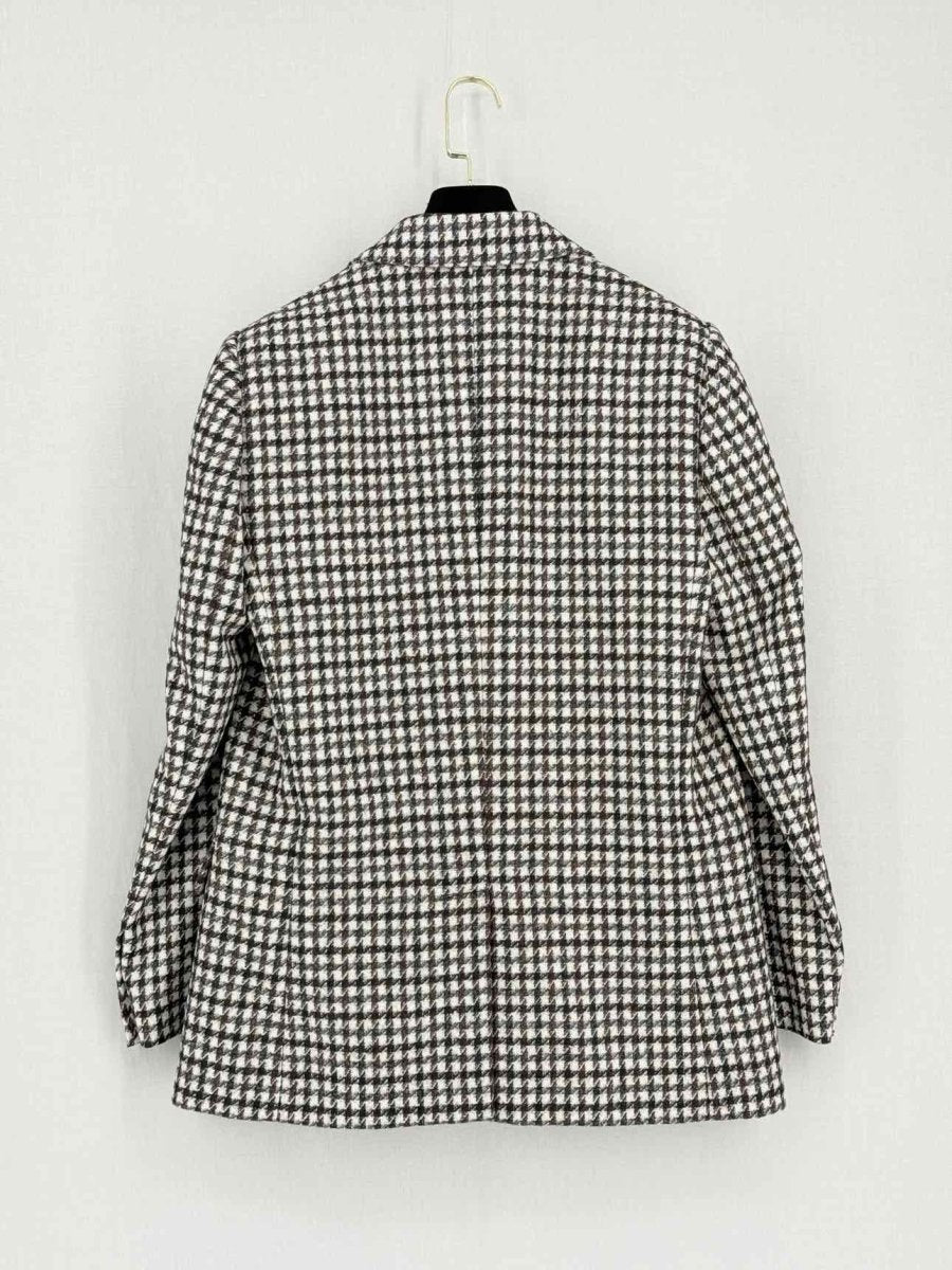 Pre-loved BRUNELLO CUCINELLI Cream Multicolor Size US 8 Jacket at Reems Closet