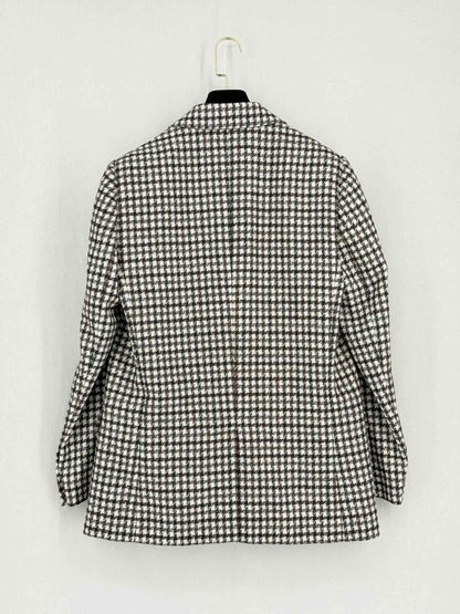 Pre-loved BRUNELLO CUCINELLI Cream Multicolor Size US 8 Jacket at Reems Closet