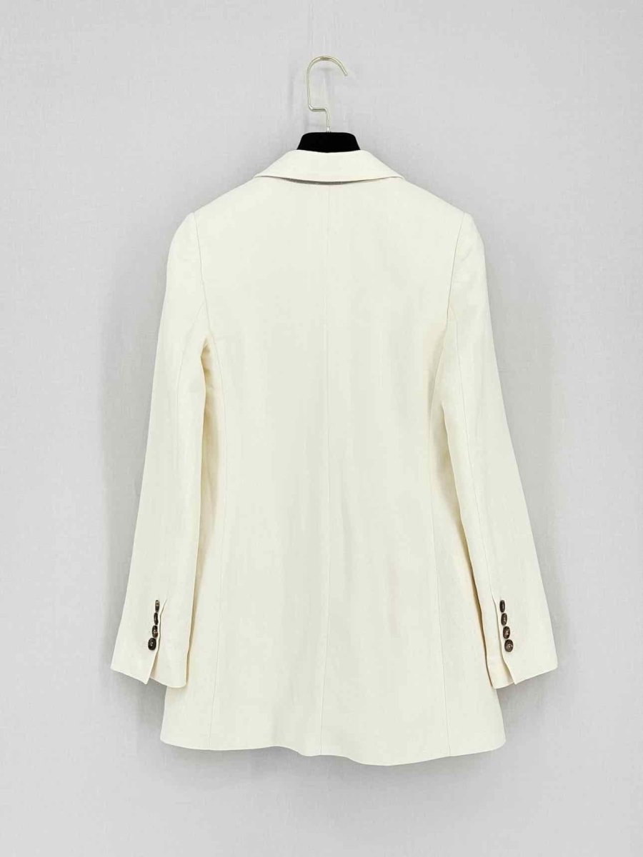 Pre-loved BRUNELLO CUCINELLI Cream Size US 0 Jacket at Reems Closet