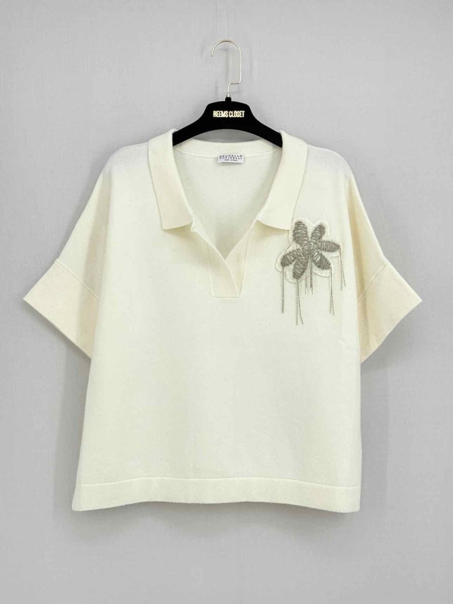 Pre - loved BRUNELLO CUCINELLI Cream Size US 6 Outfit Set at Reems Closet