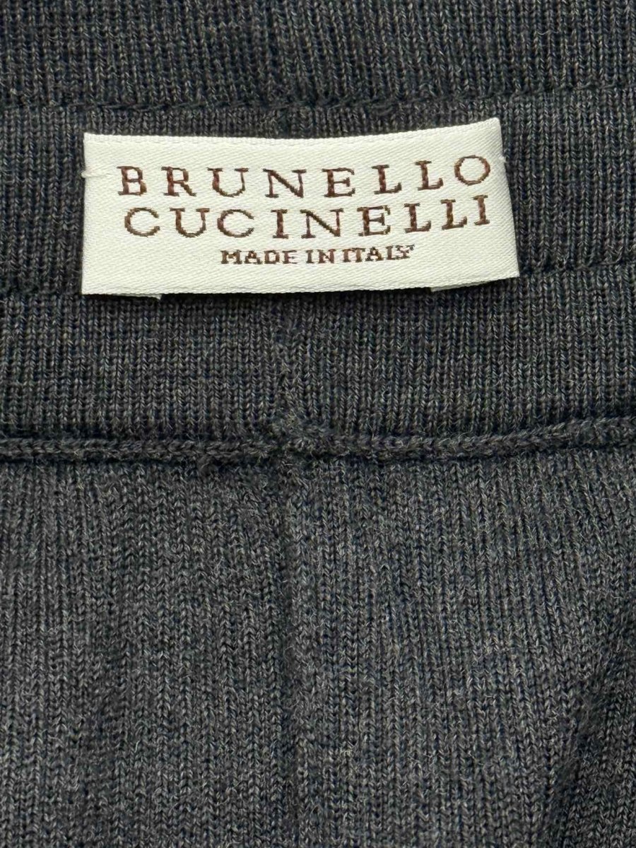 Pre - loved BRUNELLO CUCINELLI Dark Grey Size Medium Outfit Set at Reems Closet