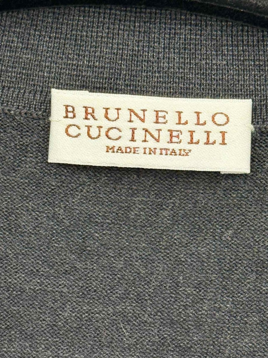 Pre - loved BRUNELLO CUCINELLI Dark Grey Size Medium Outfit Set at Reems Closet