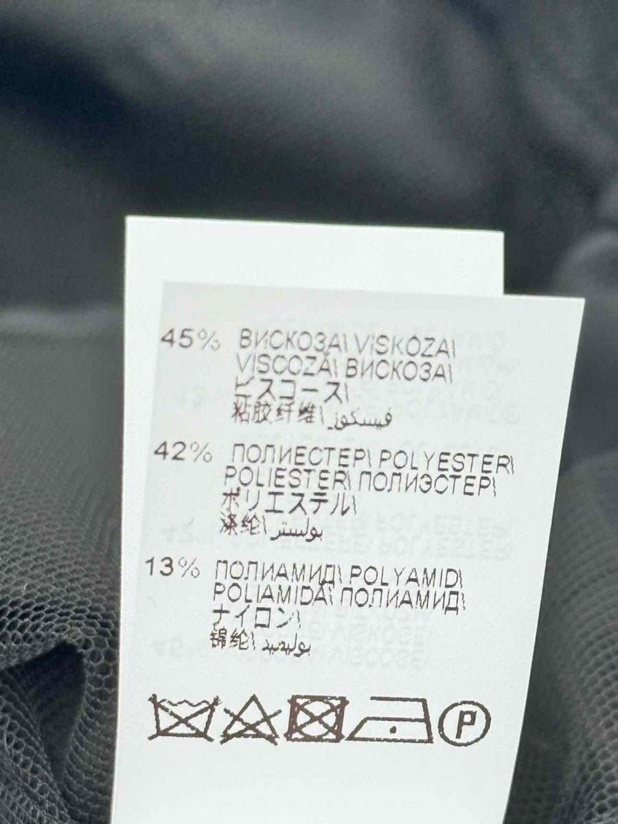 Pre - loved BRUNELLO CUCINELLI Fringed Effect Black Size US 2 Gilet at Reems Closet