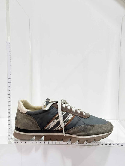 Pre-loved BRUNELLO CUCINELLI Green & Brown Size EU 38 Sneakers at Reems Closet