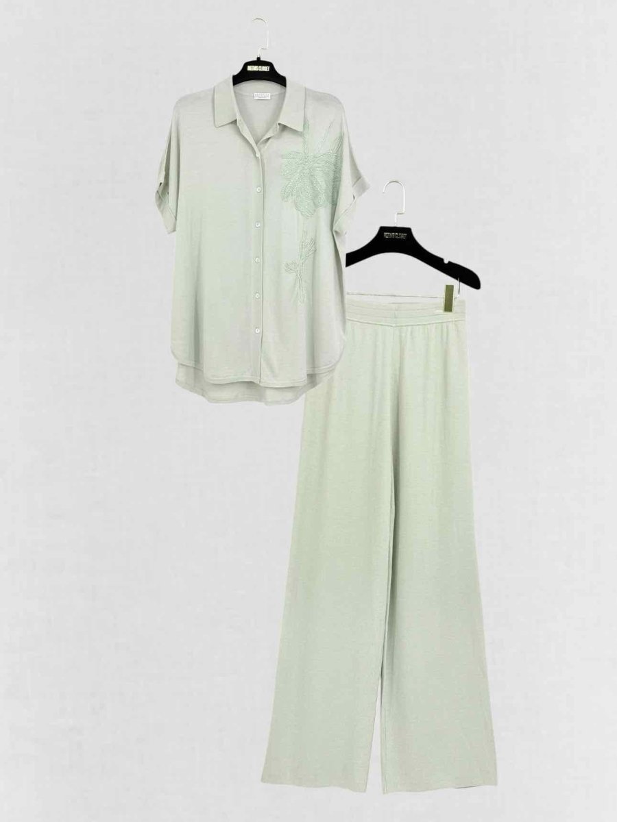 Pre - loved BRUNELLO CUCINELLI Green Size Medium Outfit Set at Reems Closet