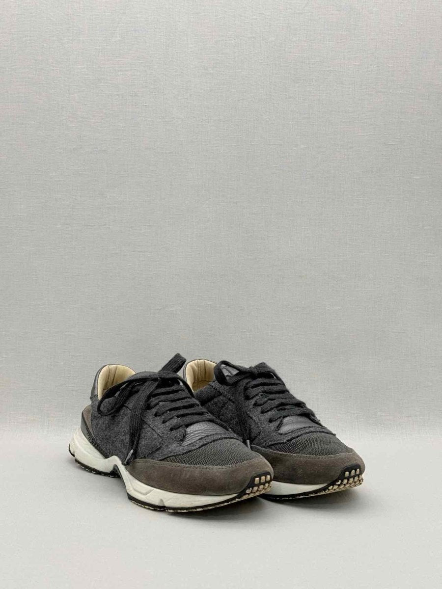 Pre-loved BRUNELLO CUCINELLI Grey Size EU 38.5 Sneakers at Reems Closet