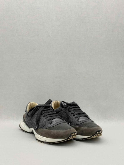 Pre-loved BRUNELLO CUCINELLI Grey Size EU 38.5 Sneakers at Reems Closet