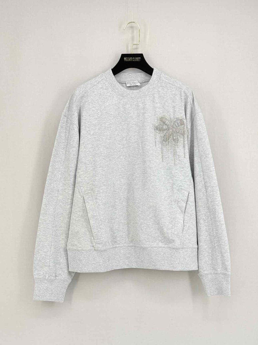 Pre - loved BRUNELLO CUCINELLI Light Grey Size US 6 Outfit Set at Reems Closet