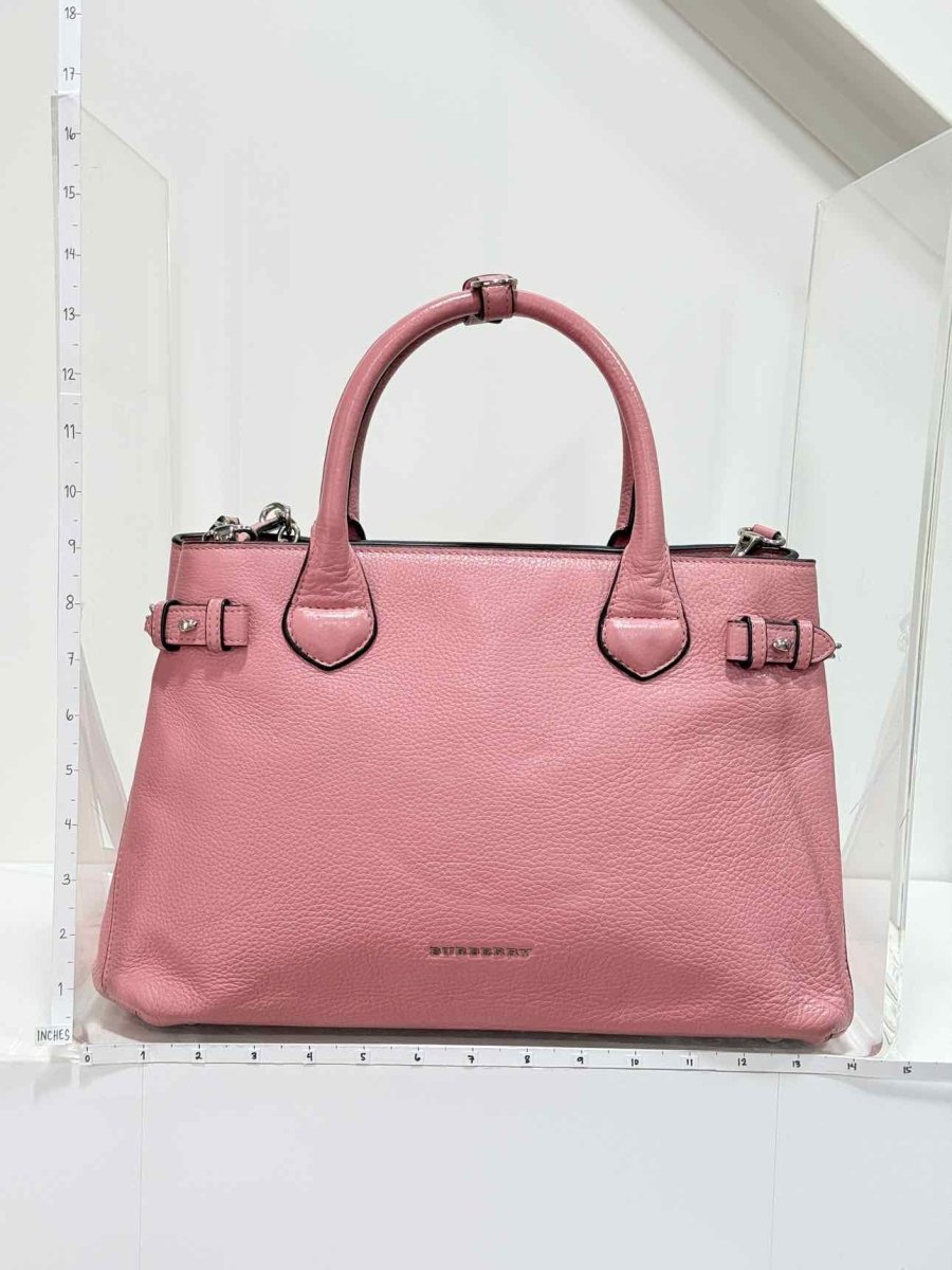 Pre-loved BURBERRY Banner Pink Tote Bag at Reems Closet