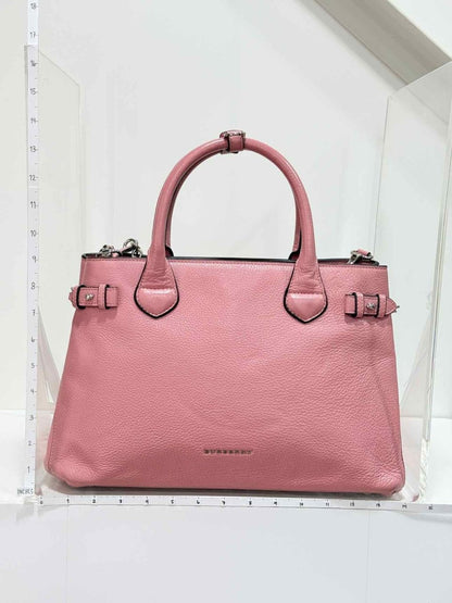 Pre-loved BURBERRY Banner Pink Tote Bag at Reems Closet