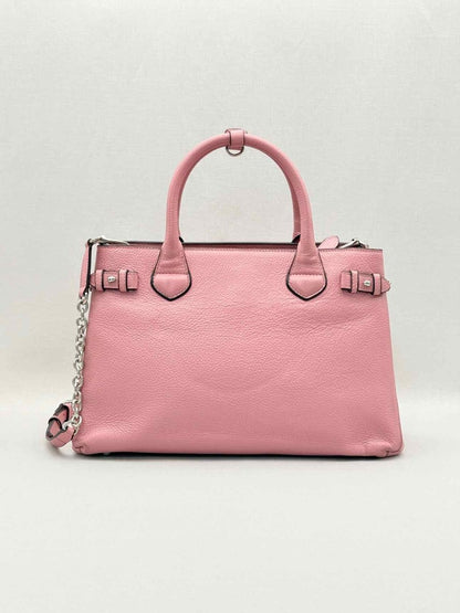 Pre-loved BURBERRY Banner Pink Tote Bag at Reems Closet