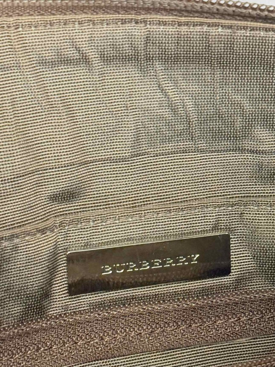 Pre - loved BURBERRY Beige Multicolor Tote Bag at Reems Closet