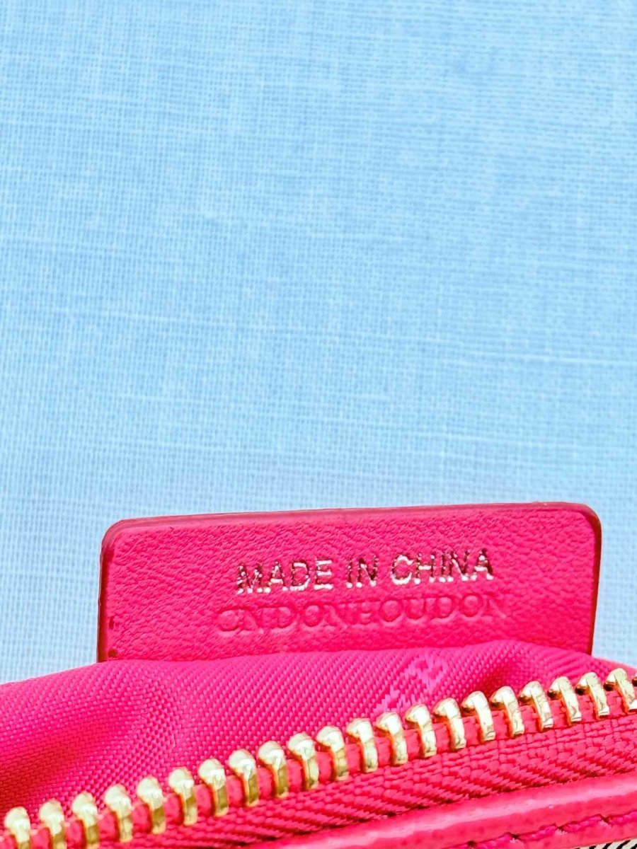 Pre - loved BURBERRY Beige w/ Red Check Crossbody at Reems Closet