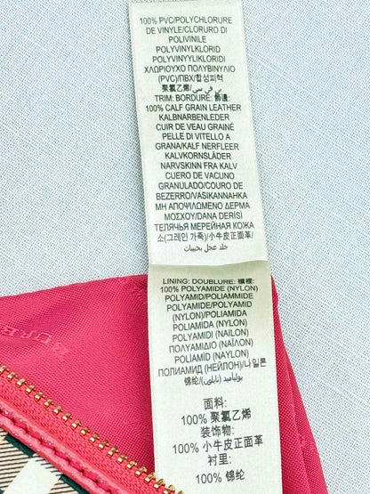 Pre - loved BURBERRY Beige w/ Red Check Crossbody at Reems Closet