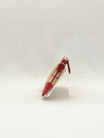 Pre - loved BURBERRY Beige w/ Red Check Crossbody at Reems Closet