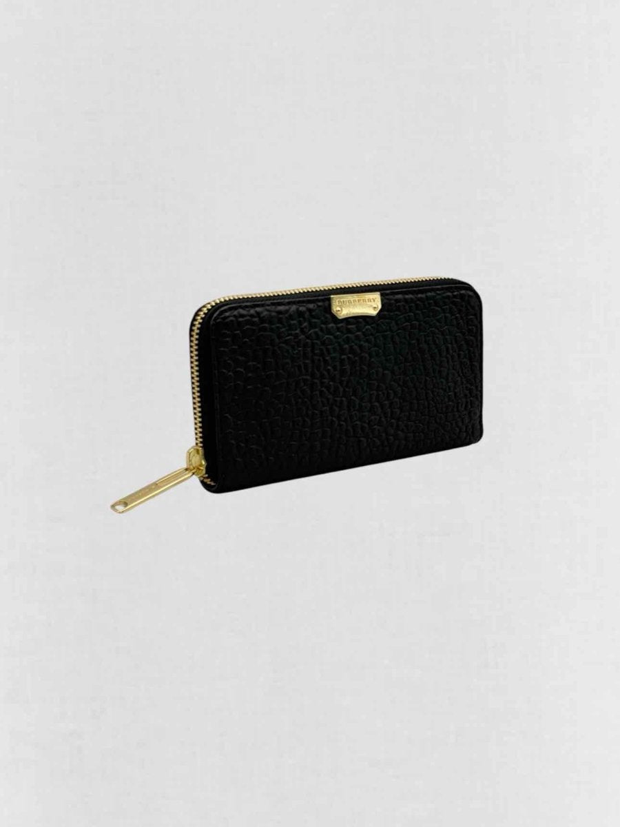 Pre-loved BURBERRY Black Continental Wallet at Reems Closet