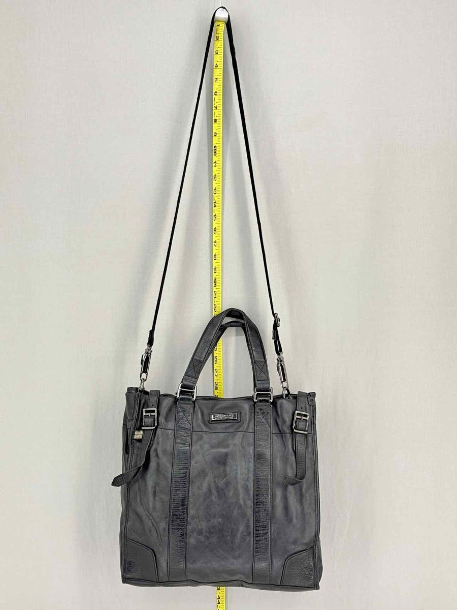 Pre - loved BURBERRY Black Laptop Bag at Reems Closet