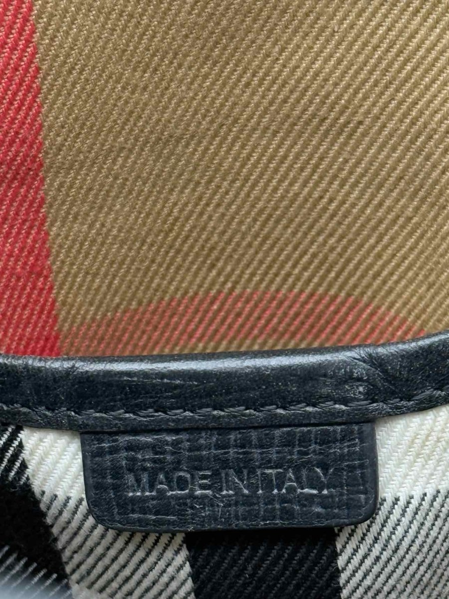 Pre - loved BURBERRY Black Laptop Bag at Reems Closet