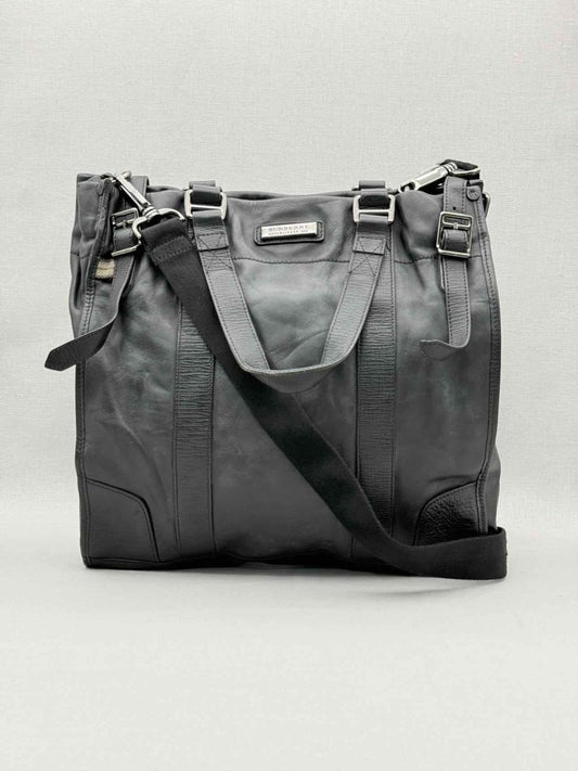 Pre - loved BURBERRY Black Laptop Bag at Reems Closet