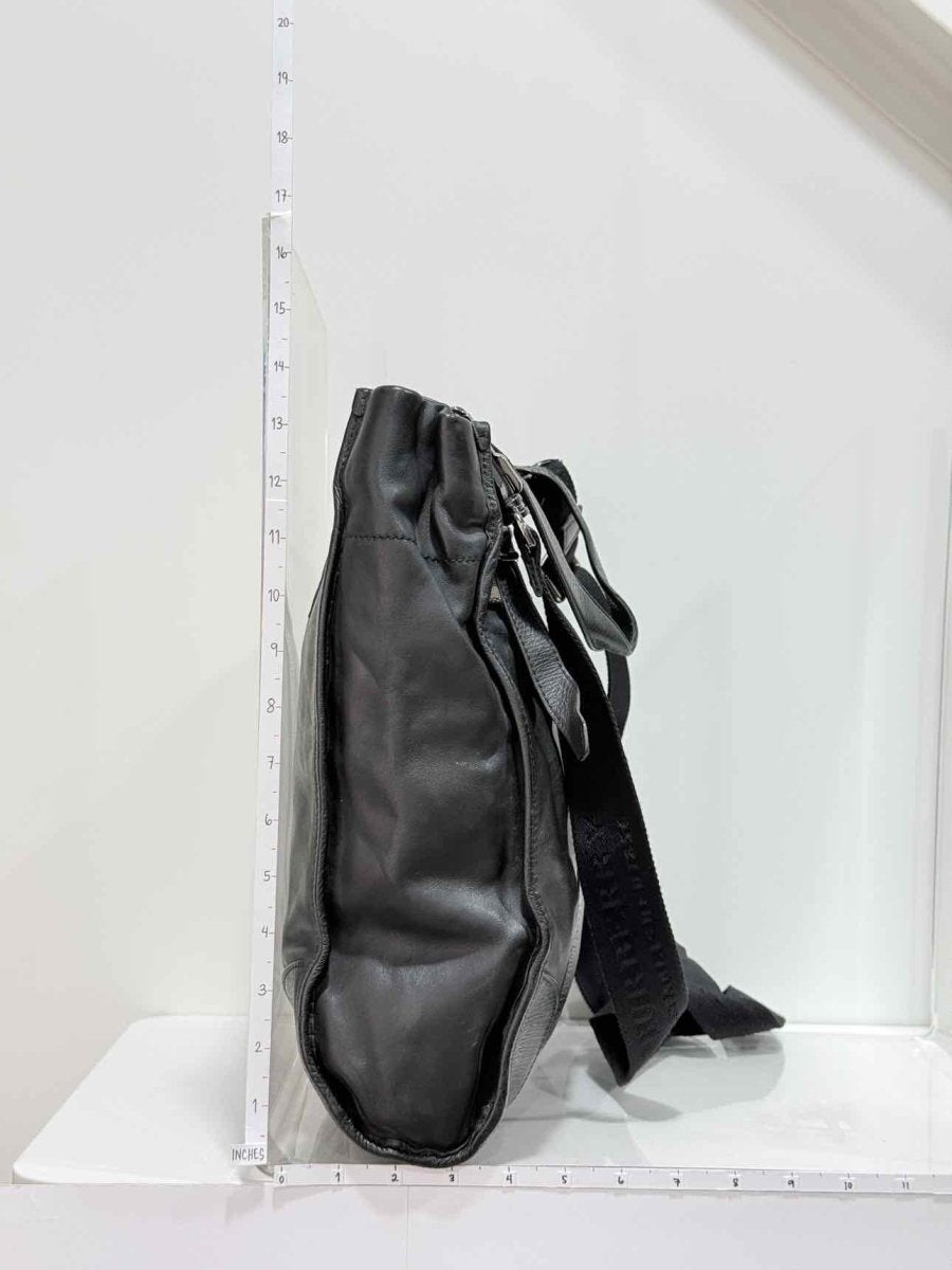 Pre - loved BURBERRY Black Laptop Bag at Reems Closet