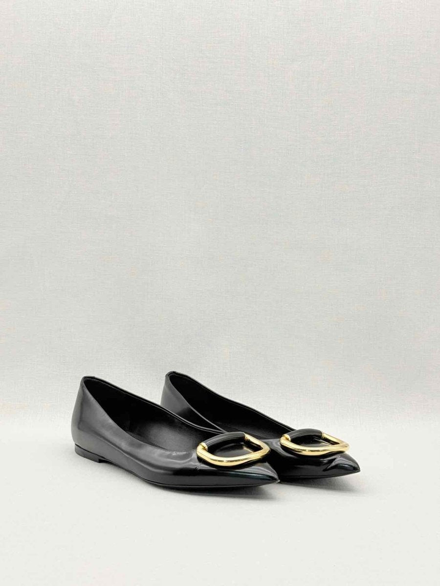 Pre-loved BURBERRY Black Size EU 37 Ballet Flats at Reems Closet