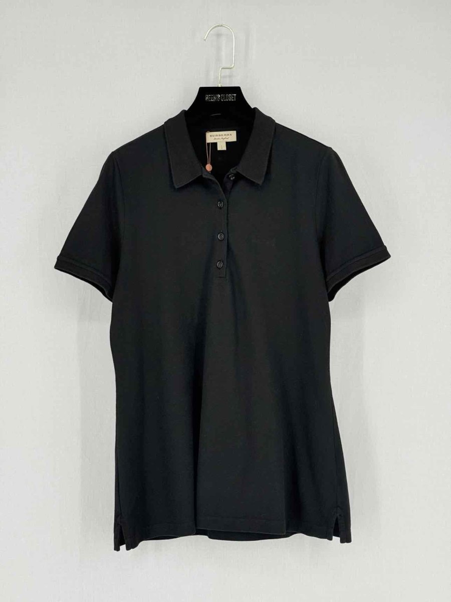 Pre - loved BURBERRY Black Size Large T-shirt at Reems Closet